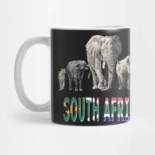 Africa's Big Five South Africa Pride Wildlife Mug